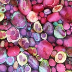 geode treasure on sateen